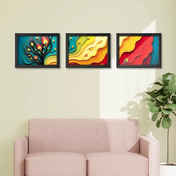 Peacock_Inspired_Abstract_Flow_Wall_Decor_(_Set_of_3)