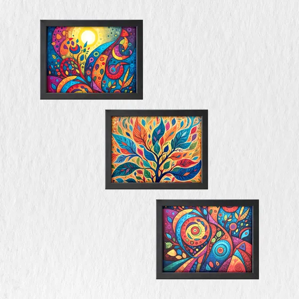 Contemporary_Tree_of_Life_Multicolor_Wall_Art_(_Set_of_3)