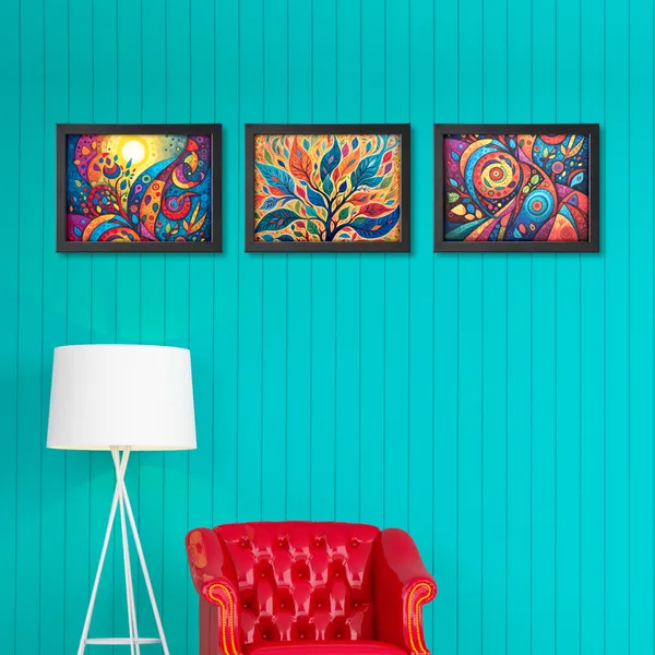Contemporary_Tree_of_Life_Multicolor_Wall_Art_(_Set_of_3)