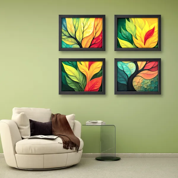 Modern_Nature_Wall_Decor_(Set_fo_4)