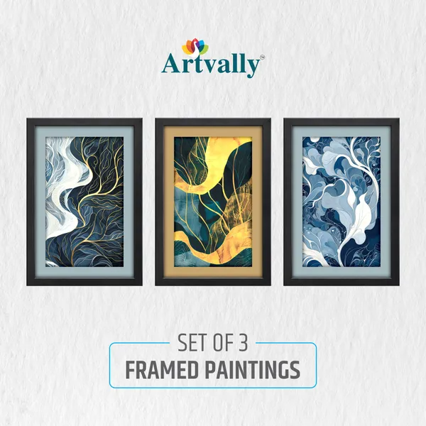 Luxury_Wave_&_Leaf_Inspired_Abstract_Wall_Art_(Set_of_3)