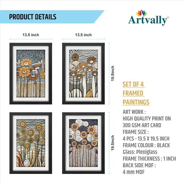 Abstract_Flower_Wall_Decor_for_Leving,_Bed,_Office_Room_(Set_of_4)