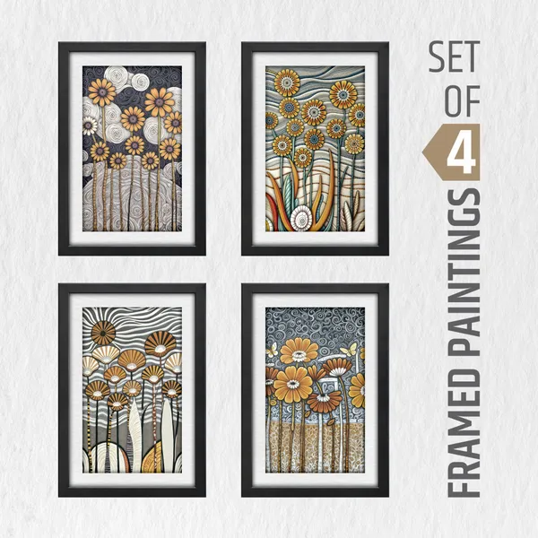 Abstract_Flower_Wall_Decor_for_Leving,_Bed,_Office_Room_(Set_of_4)