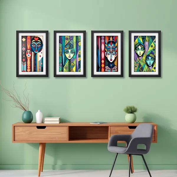 Abstract_Art,_Modern_Art_Wall_Painting_(Set_of_4)