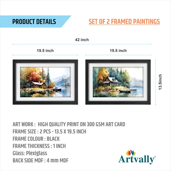 Lake_House_Landscape_Wall_Painting_(Set_of_2)