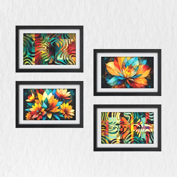 Abstract_Floral_Wall_Painting__(Set_of_4)