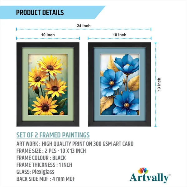 Flower_Modern_Art_Wall_Painting_(Set_of_2)
