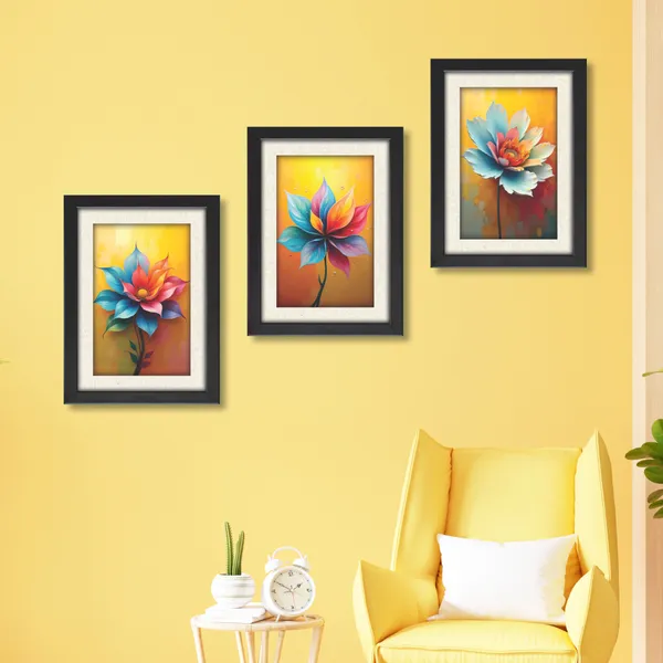 Nature_Theme_Floral_Painting_for_Wall_Decoration_(Set_of_3)