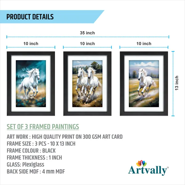 Horse_Painting_for_Wall_Decoration_(_Set_of_3)