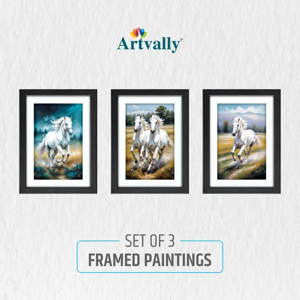 Horse_Painting_for_Wall_Decoration_(_Set_of_3)