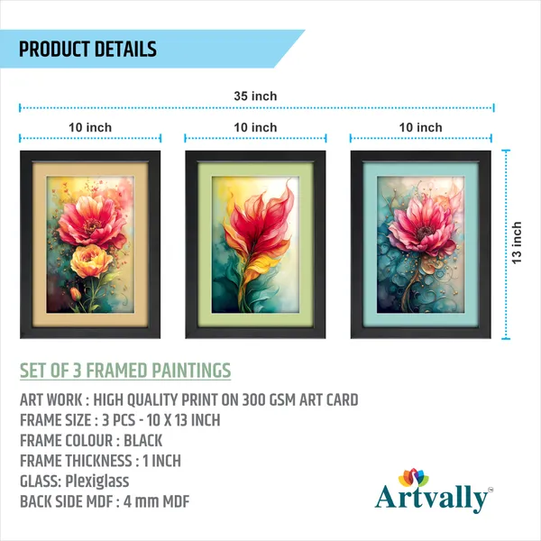 Modern_Floral_Art_Wall_Décor_Framed_Painting_(Set_of_3)