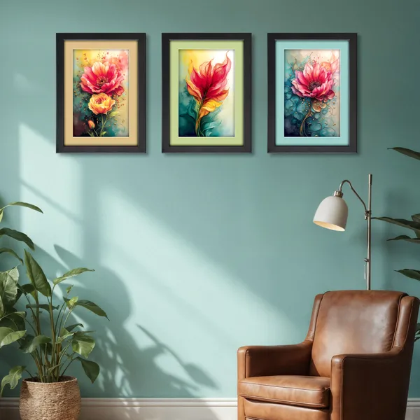 Modern_Floral_Art_Wall_Décor_Framed_Painting_(Set_of_3)