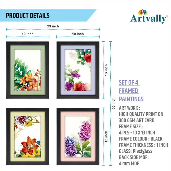 Colouful_Floral_Painting_for_Wall_Decor_(Set_of_4)