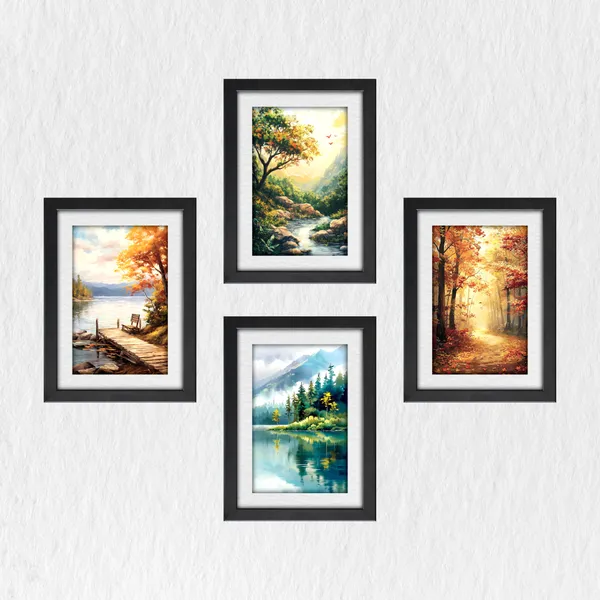 Forest_&_Lake_Landscape_Wall_Art_Set_(Set_of_4)