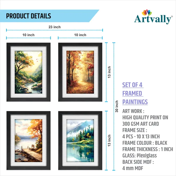 Forest_&_Lake_Landscape_Wall_Art_Set_(Set_of_4)