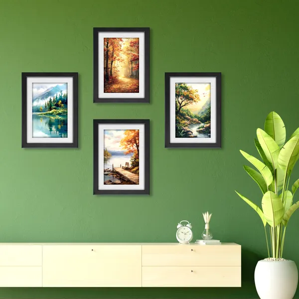 Forest_&_Lake_Landscape_Wall_Art_Set_(Set_of_4)