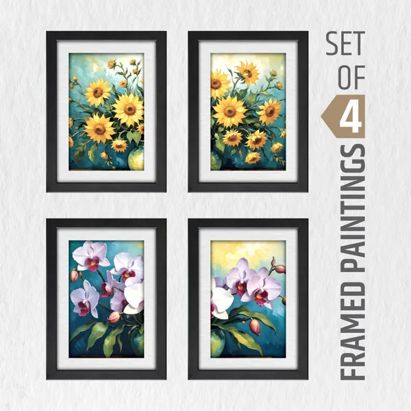 Flower_Painting_for_Wall_Decor_(Set_of_4)