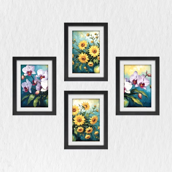 Flower_Painting_for_Wall_Decor_(Set_of_4)