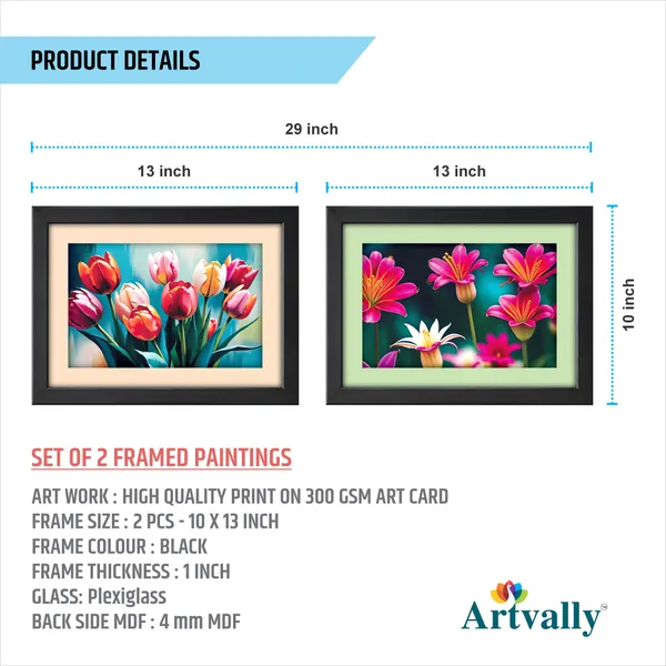 Flower_Painting_for_Wall_Decoration_(Set_of_2)