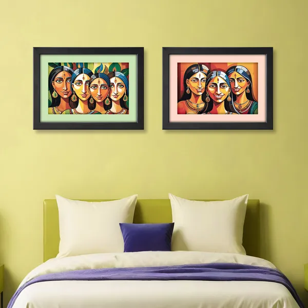 Women_Painting_for_Wall_Decoration_(Set_of_2)