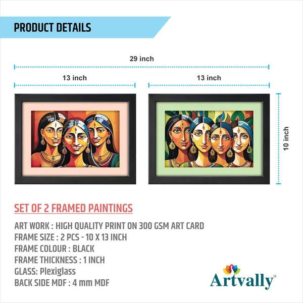 Women_Painting_for_Wall_Decoration_(Set_of_2)