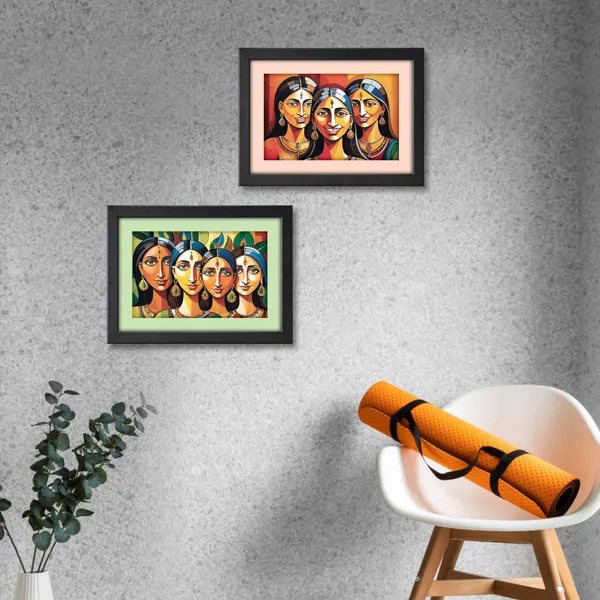 Women_Painting_for_Wall_Decoration_(Set_of_2)