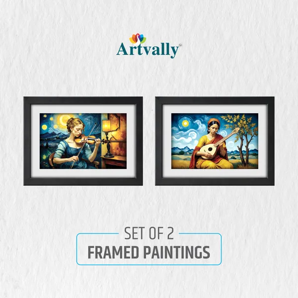 Music_Painting_for_Wall_Decoration,_Wall_Painting_(Set_of_2)