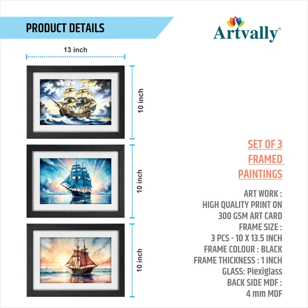 Vintage_Ship_&_Ocean_Wall_Painting_(Set_of_3)