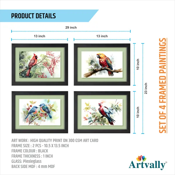Birds_Wall_Décor_Paintings_(Set_of_4)