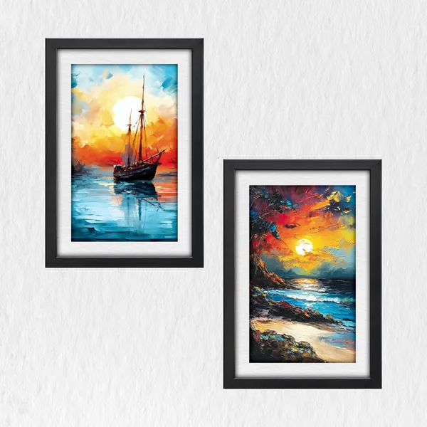 Golden_Reflections_Landscape_Paintings_(Set_of_2)