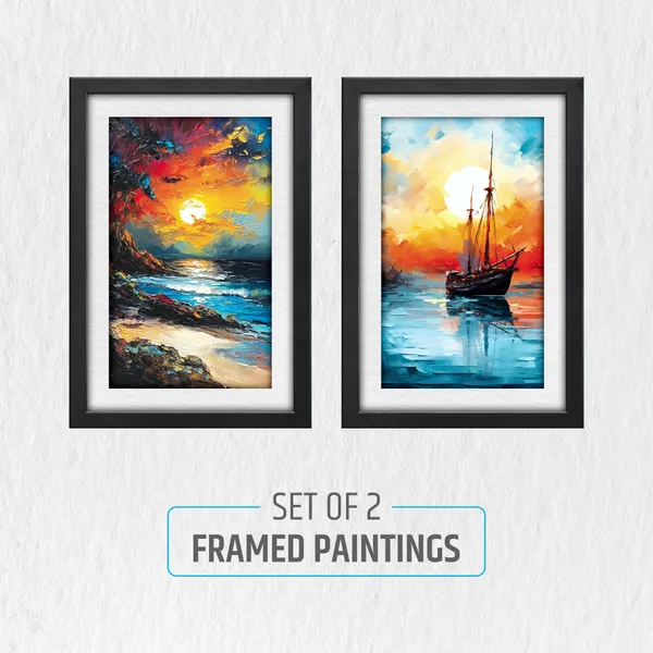 Golden_Reflections_Landscape_Paintings_(Set_of_2)
