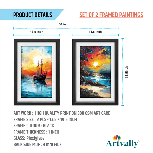 Golden_Reflections_Landscape_Paintings_(Set_of_2)