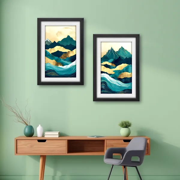 Golden_Mountain_Waves_Wall_Decor_(Set_of_2)