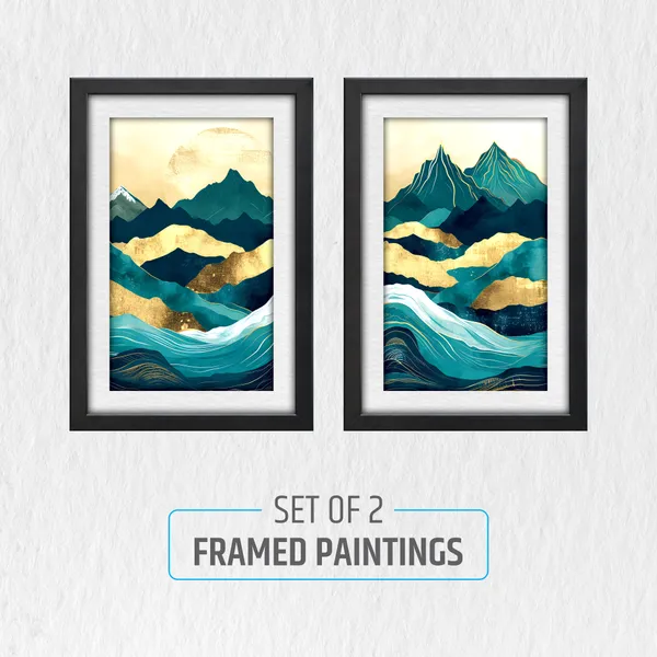 Golden_Mountain_Waves_Wall_Decor_(Set_of_2)
