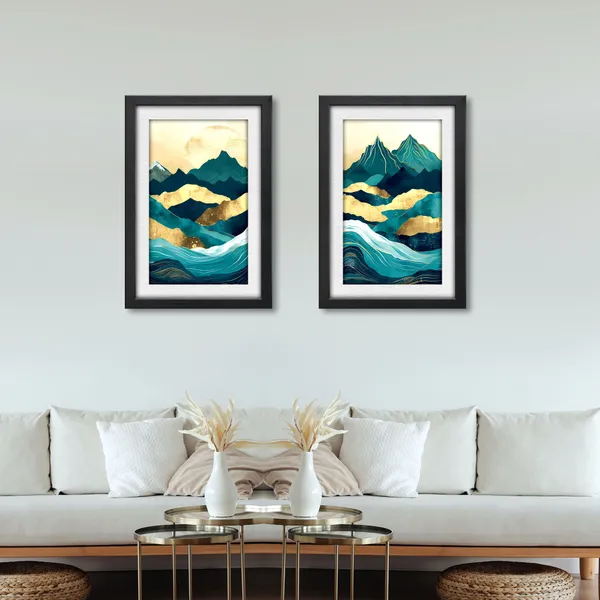 Golden_Mountain_Waves_Wall_Decor_(Set_of_2)