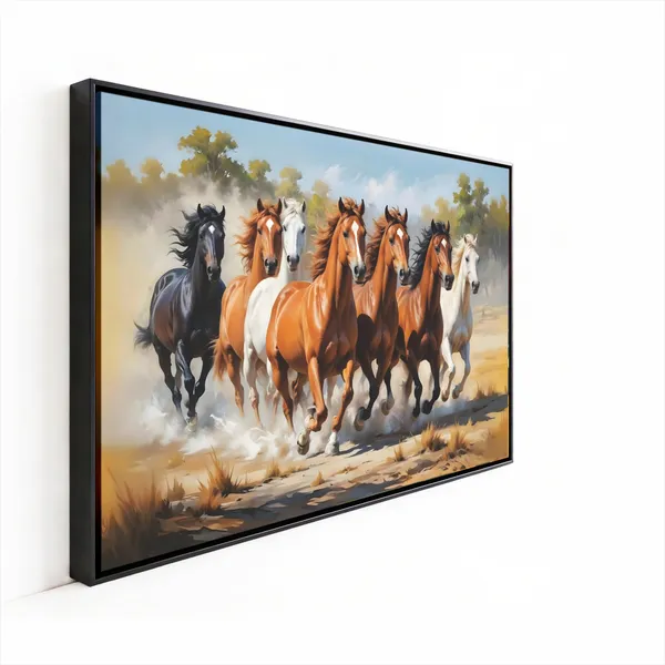 Majestic_Running_Seven_Horses_Canvas_Painting