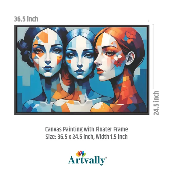 Contemporary_Abstract_Women_Portrait_Wall_Decor_Canvas_Painting