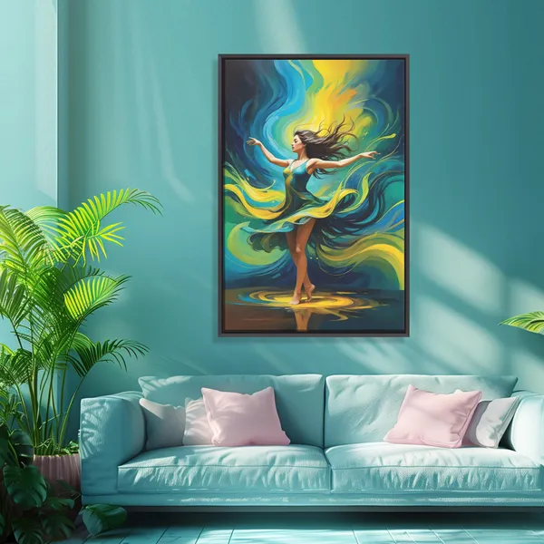 Dancing_Woman_Abstract_Canvas_Wall_Painting
