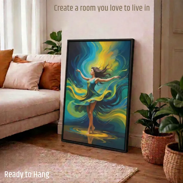 Dancing_Woman_Abstract_Canvas_Wall_Painting
