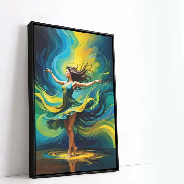 Dancing_Woman_Abstract_Canvas_Wall_Painting