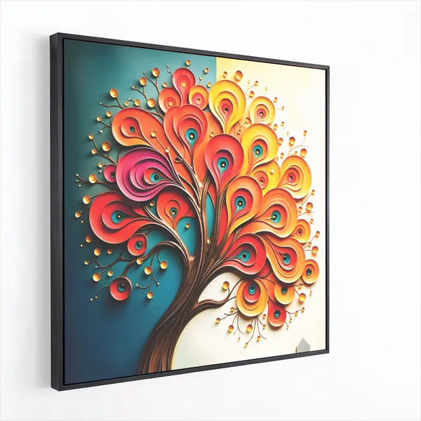 Peacock_Tree_of_Life_Abstract_Canvas_Wall_Painting