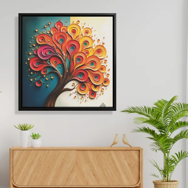 Peacock_Tree_of_Life_Abstract_Canvas_Wall_Painting