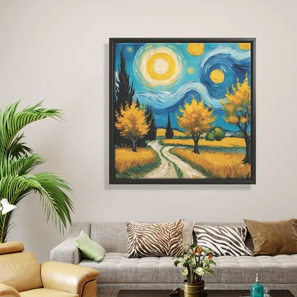 Golden_Fields_&_Blue_Sky_Canvas_Painting_for_Home_Decor
