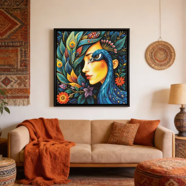 Mystic_Peacock_Queen_Wall_Decor_Canvas_Painting