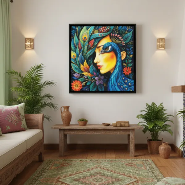 Mystic_Peacock_Queen_Wall_Decor_Canvas_Painting