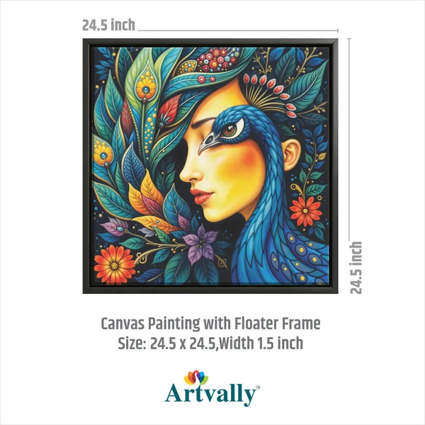 Mystic_Peacock_Queen_Wall_Decor_Canvas_Painting