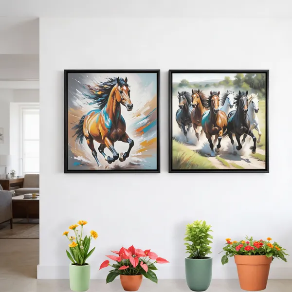 Wild_Horses_Contemporary_Canvas_Wall_Art