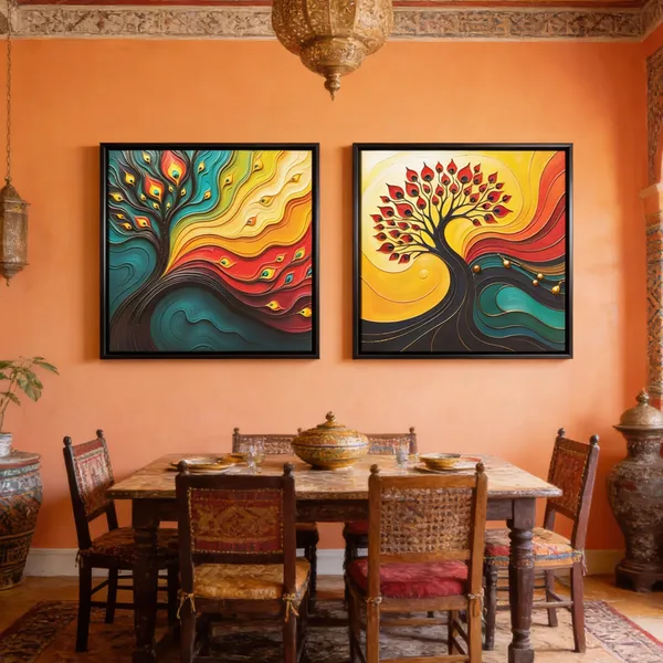 Abstract_Peacock_Tree_of_Life_Canvas_Wall_Art_Set_of_2