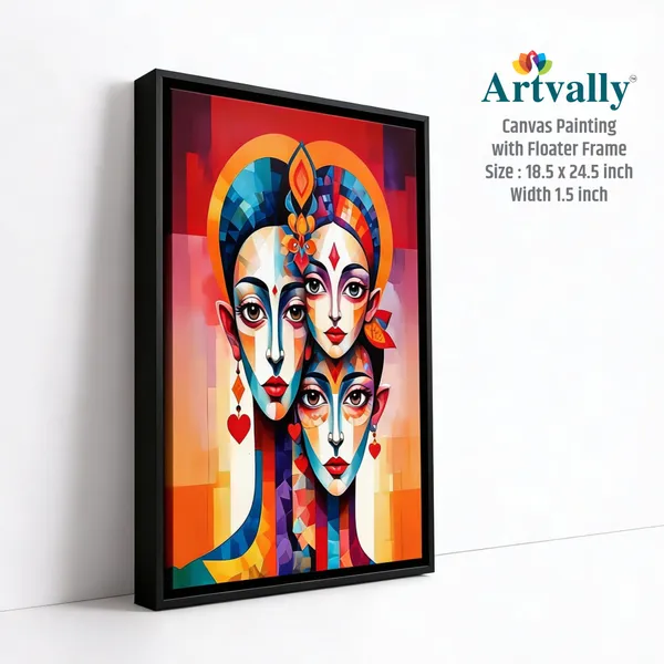 Divine_Harmony_Abstract_Indian_Faces_Canvas_Wall_Art