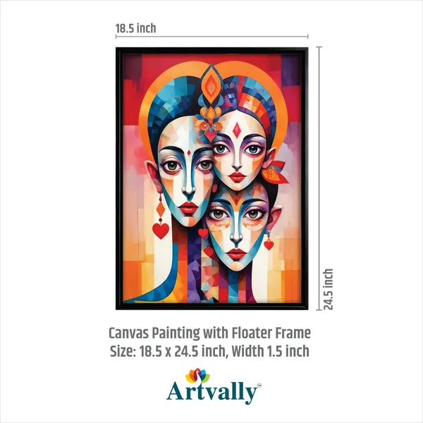Divine_Harmony_Abstract_Indian_Faces_Canvas_Wall_Art